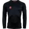 Gray-Nicolls Matrix Long Sleeve Junior Tee Shirt Black