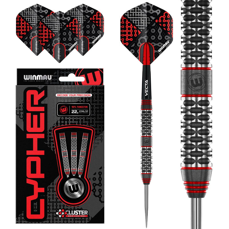 Winmau Cypher 90% Tungsten Steel Tip Darts