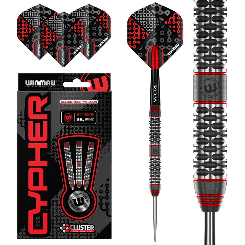 Winmau Cypher 90% Tungsten Steel Tip Darts