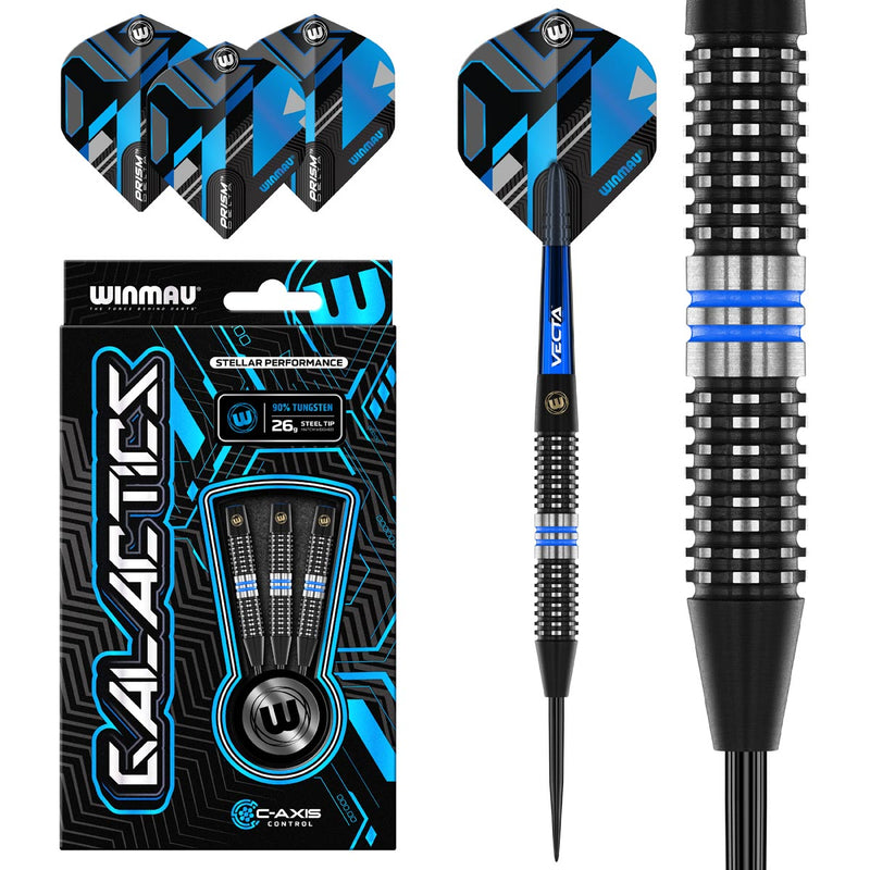 Winmau Galactics 90% Tungsten Steel Tip Darts