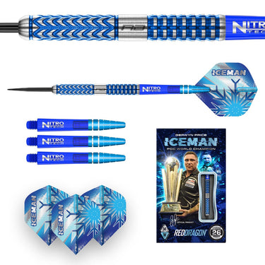 Red Dragon Gerwyn Price Glacier Steel Tip Darts