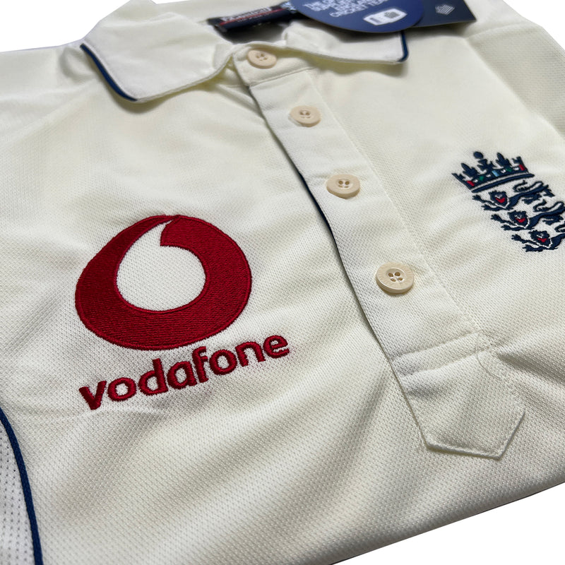 ECB Vintage Admiral Test Cricket Short Sleeve Shirt (2000)