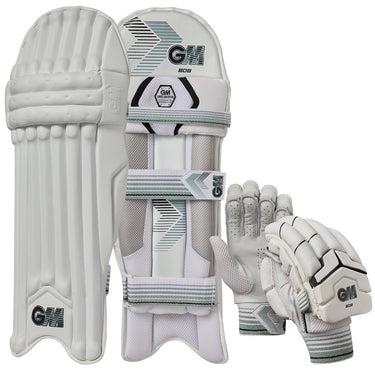 Gunn & Moore 808 Cricket Batting Gloves & Pads - 2026 Bundle