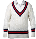 Pure Wool Long Sleeve Cricket Sweater