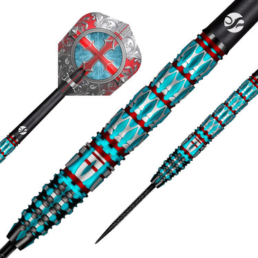 Shot Future Knights St George 95% Tungsten Steel Tip Dart Set