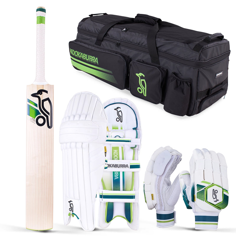 Kookaburra Jos Buttler Replica Cricket Bat, Gloves, Pads & Bag Bundle
