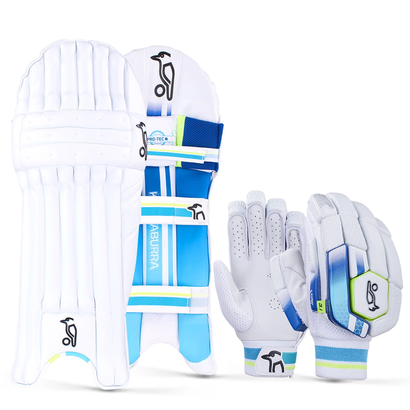 Kookaburra Rapid 3.1 Cricket Batting Gloves & Pads Bundle