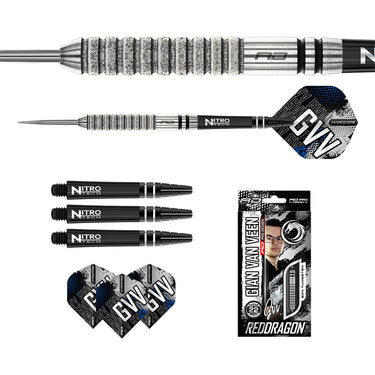 Red Dragon Gian van Veen Tour Edition Steel Tip Darts
