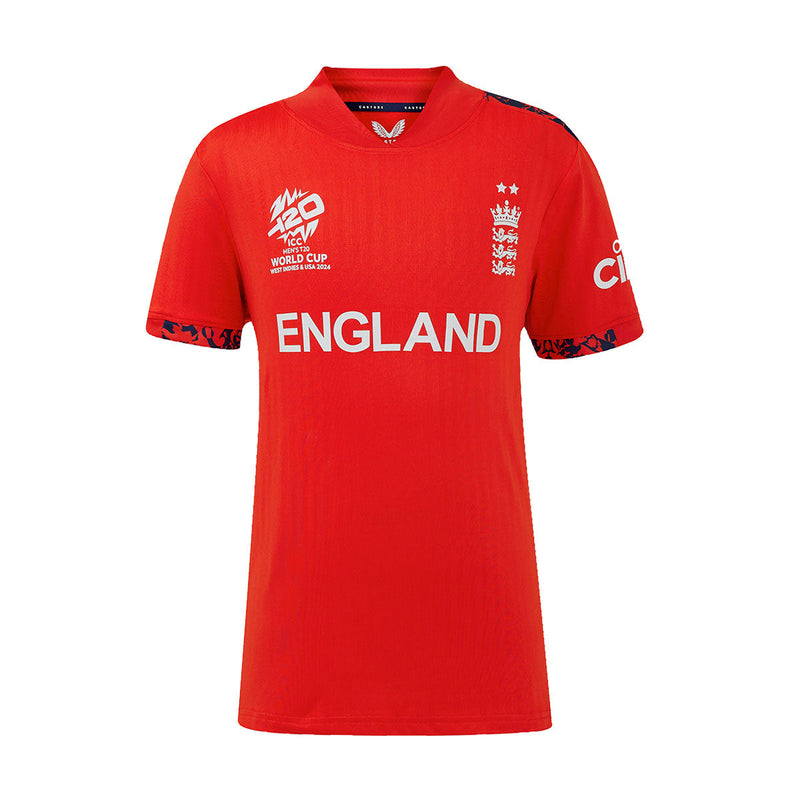 ECB T20 Replica Short Sleeve Junior Shirt World Cup