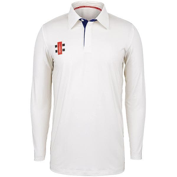 Gray Nicolls Pro Performance Long Sleeve Cricket Shirt Navy