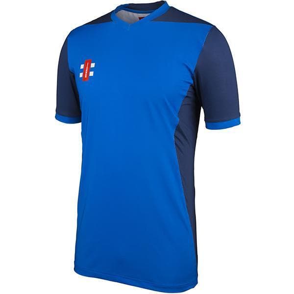 Gray Nicolls T20 Short Sleeve Cricket Shirt Royal/Navy