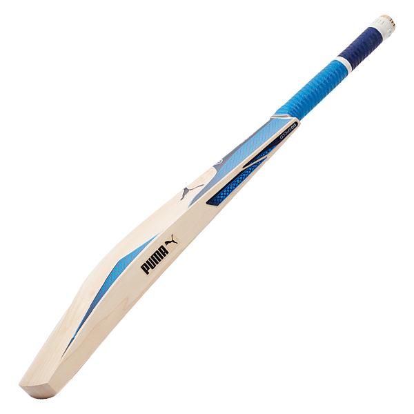 Puma EvoSpeed 1.17 Blue Cricket Bat Side