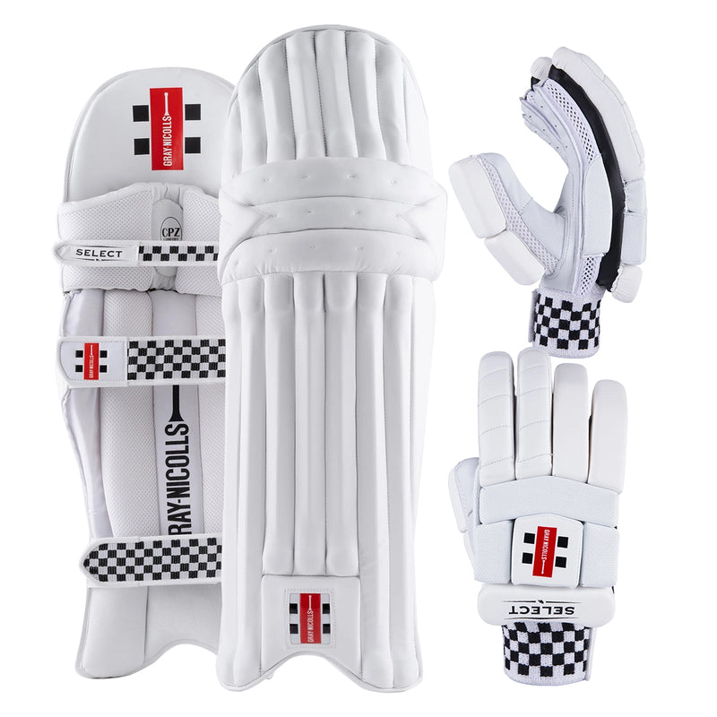 Gray-Nicolls Select Cricket Batting Gloves & Pads Bundle