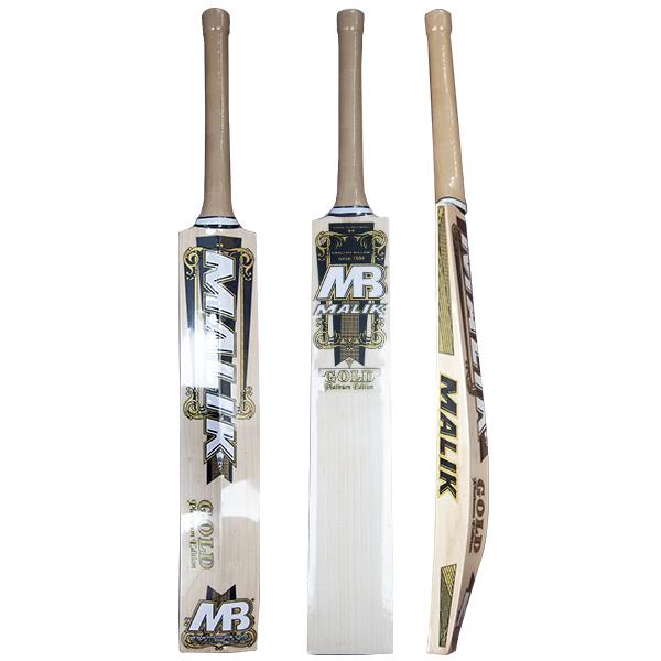 MB Malik Gold platinum Cricket Bat