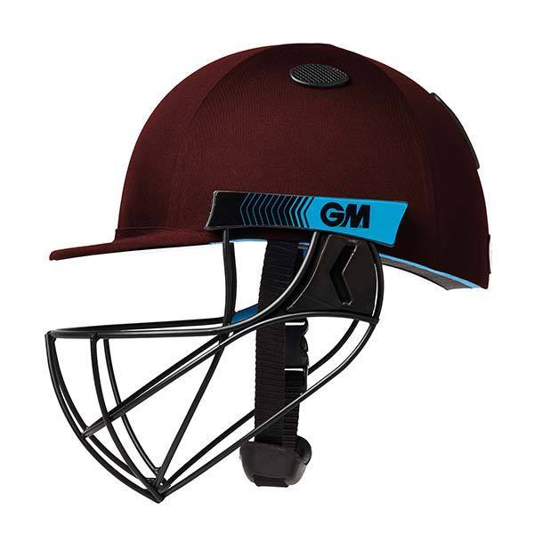 Gunn & Moore Neon Geo Cricket Helmet Maroon