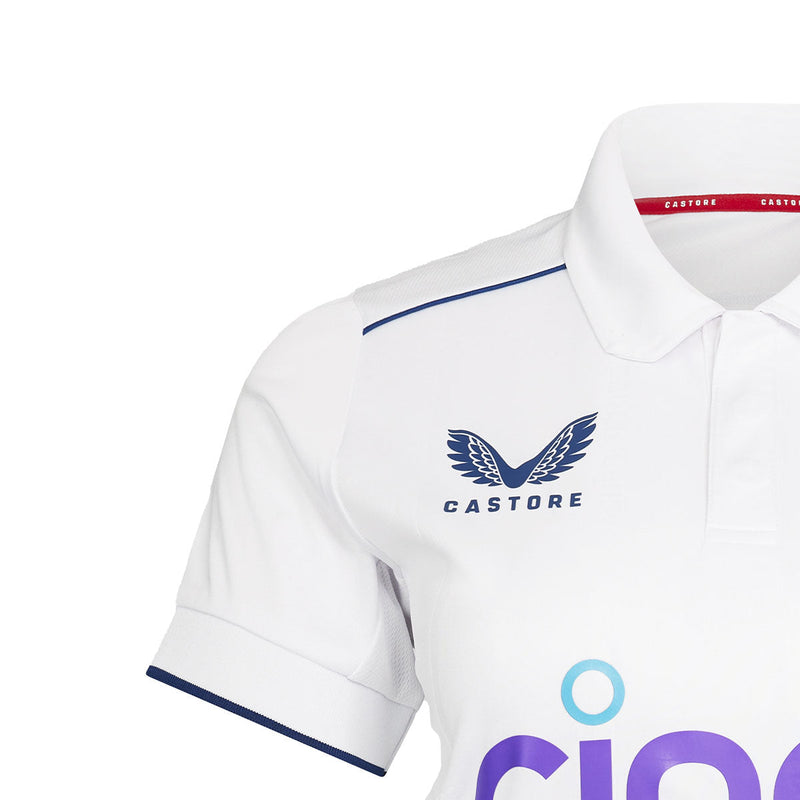 ECB Test Replica Polo Womens Short Sleeve Shirt - 2023